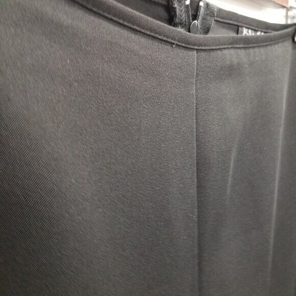 Blu Sage Womens Size 14 Black Solid Stretch Casual Dress Pants - Picture 3 of 9